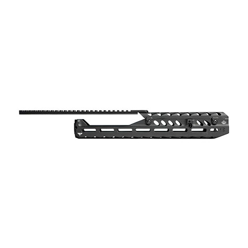 Pewview Rossi 95 Receiver Rail tilbyr en moderne design, fleksibel montering av optikk og tilbehør, og er laget av 100% 6061 Type III hard anodized aluminum.
